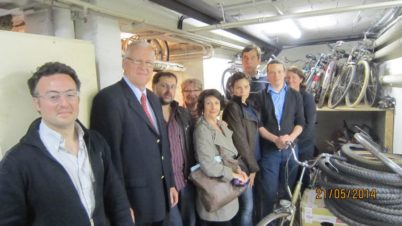 Visite d&rsquo;Yves Massot au local du CC37